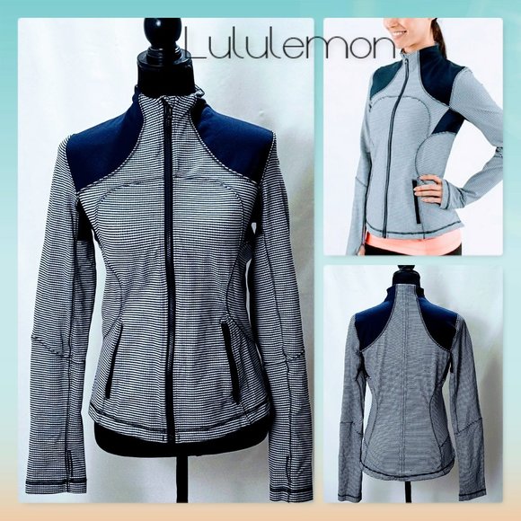 lululemon athletica Tops - 💙Lululemon Forme Full Zip Jacket, Navy Blue 8💙
